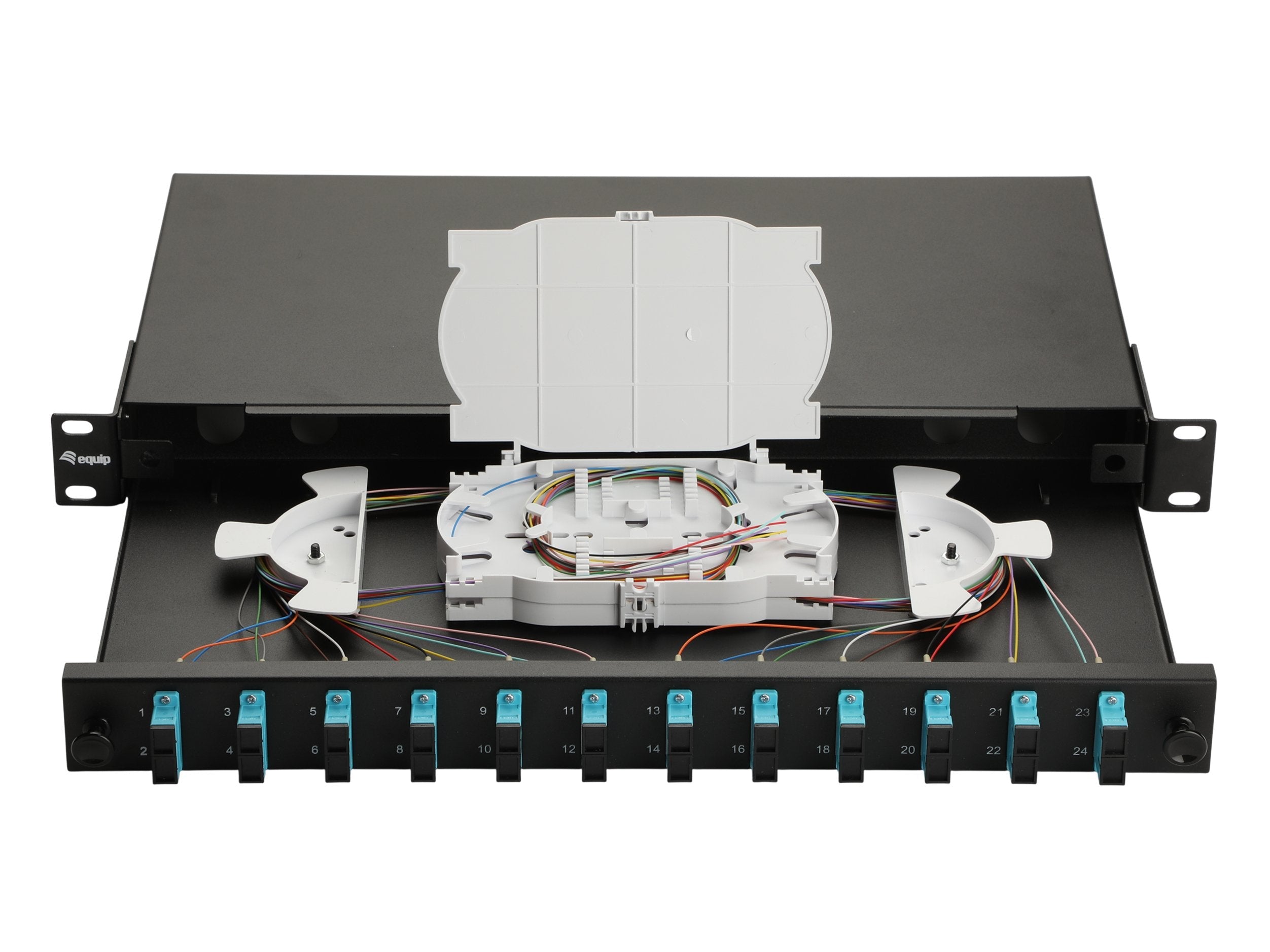 Equip Lwl-Spleisskamen 12-Port Sc-Duplex Om3 1u Komplett Sw