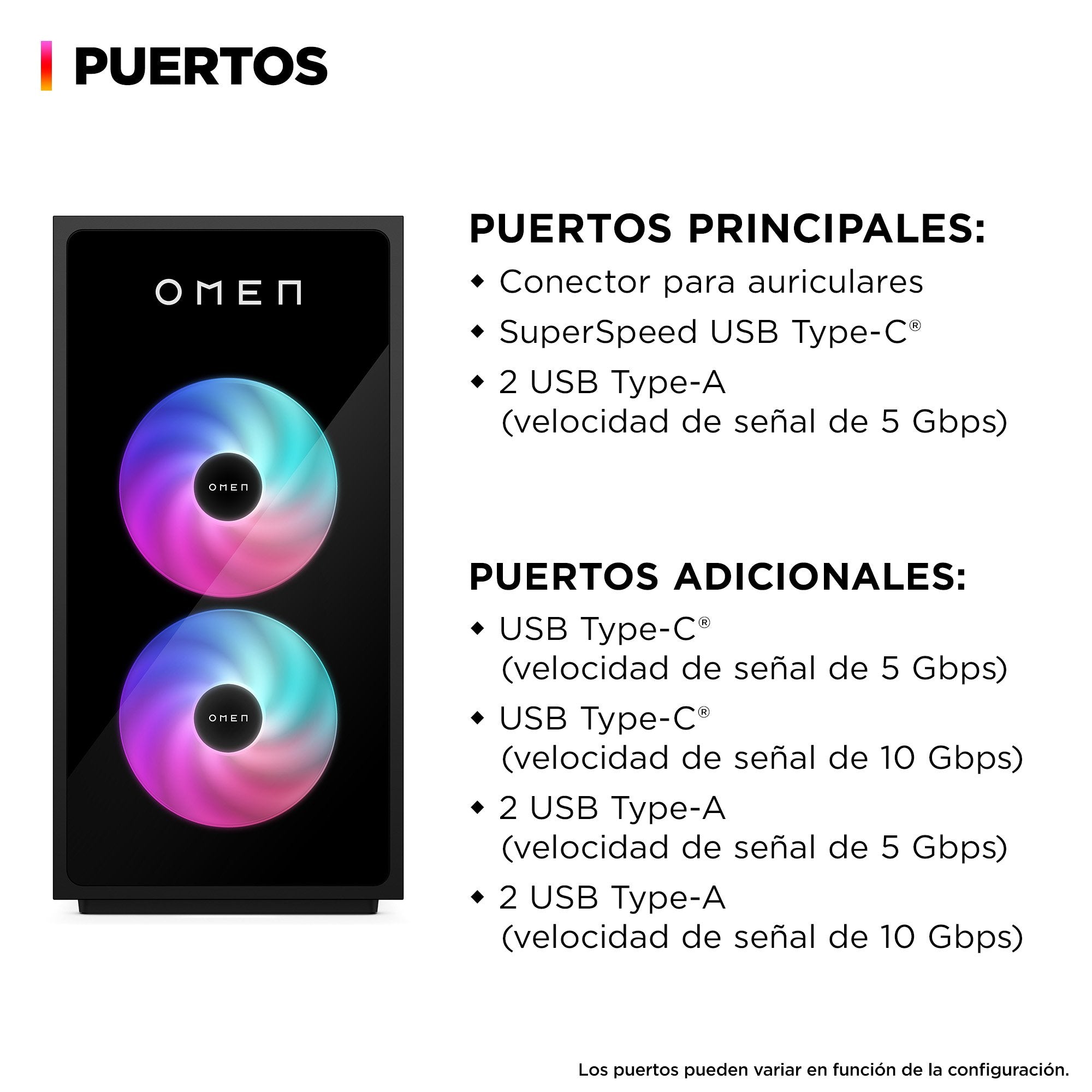 EAN 0199251297069 - HP OMEN 35L Gaming Desktop GT16-0051ns PC Intel® Core™ i5 i5-14400F 16 GB DDR5-SDRAM 1 TB SSD NVIDIA GeFo imagen 3