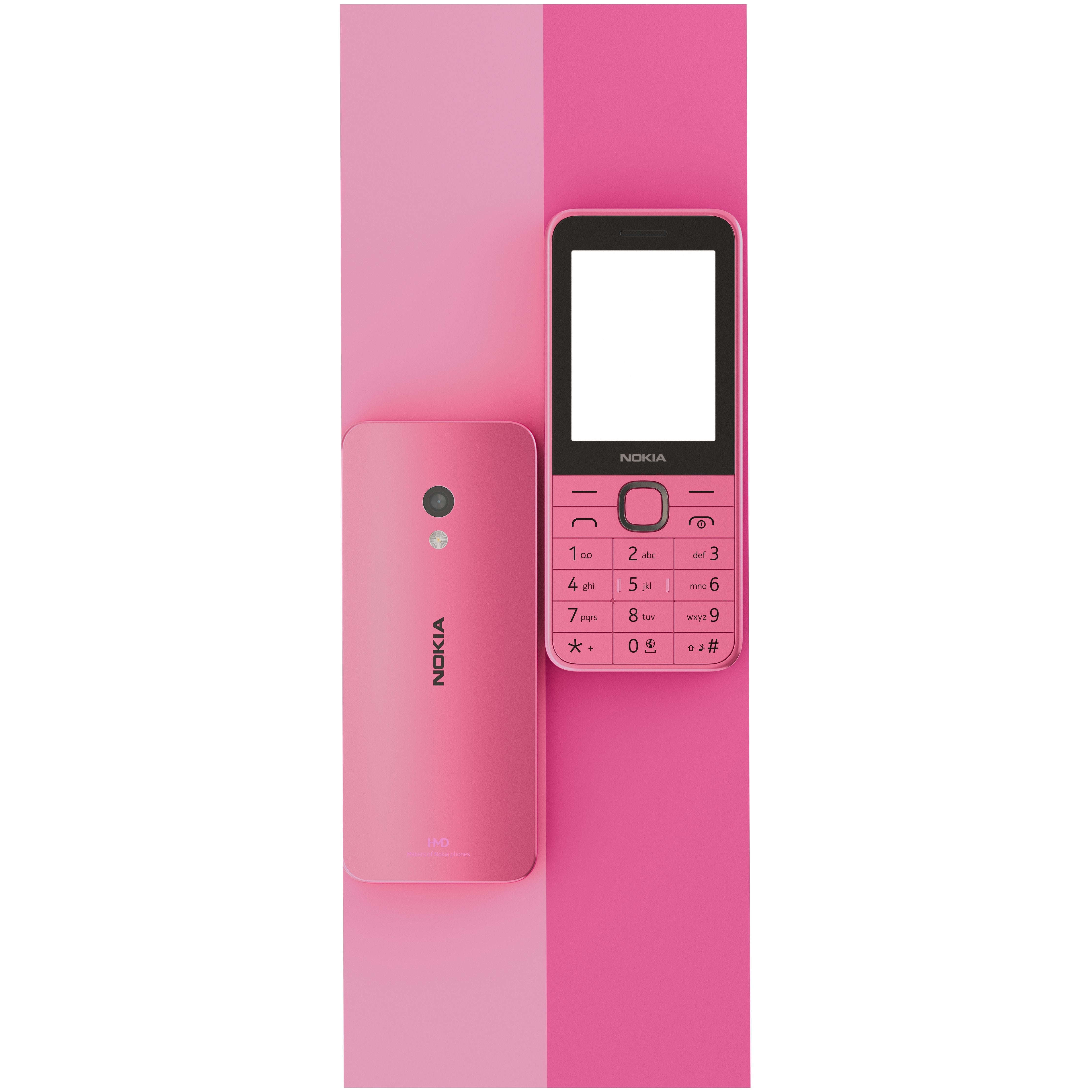 Nokia 225 4g (2024) (Ta-1610) (Pink) Ds 2.4 Tft Lcd 240x320 1.0ghz 128mb 64mb Ram Microsdhc Bt,4g