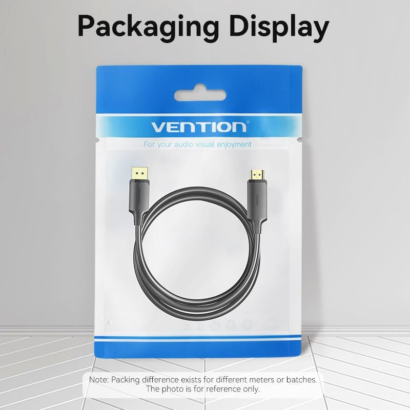 EAN 6922794775756 - Vention HFOBJ adaptador de cable de vídeo 5 m HDMI tipo A (Estándar) DisplayPort Negro imagen 9