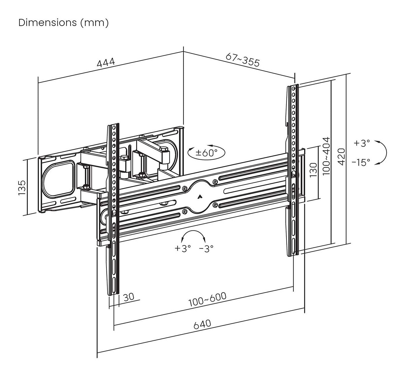 EAN 8435739902349 - AISENS WT80TSLE-327 soporte para TV 2,03 m (80") imagen 7