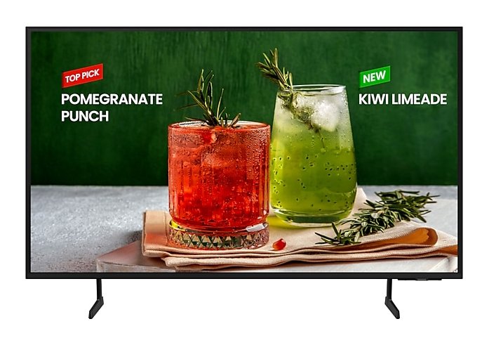 Samsung Lh65bedhlguxen Pantalla Plana Para Señalización Digital 165,1 Cm (65") Wifi 4k Ultra Hd Negro Tizen 16/7