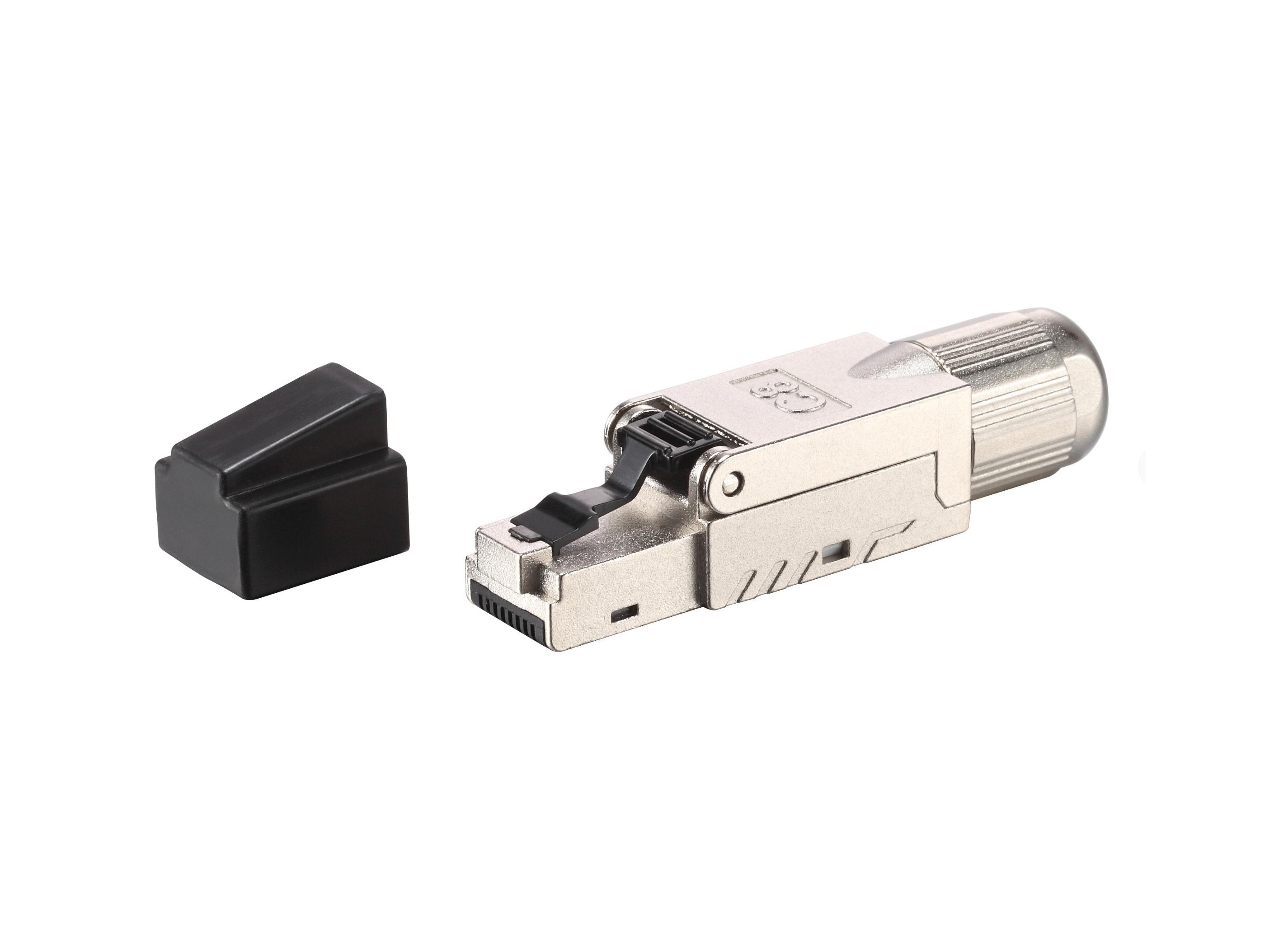 EAN 4015867233894 - Equip 121172 conector RJ-45 Negro, Acero inoxidable imagen 1