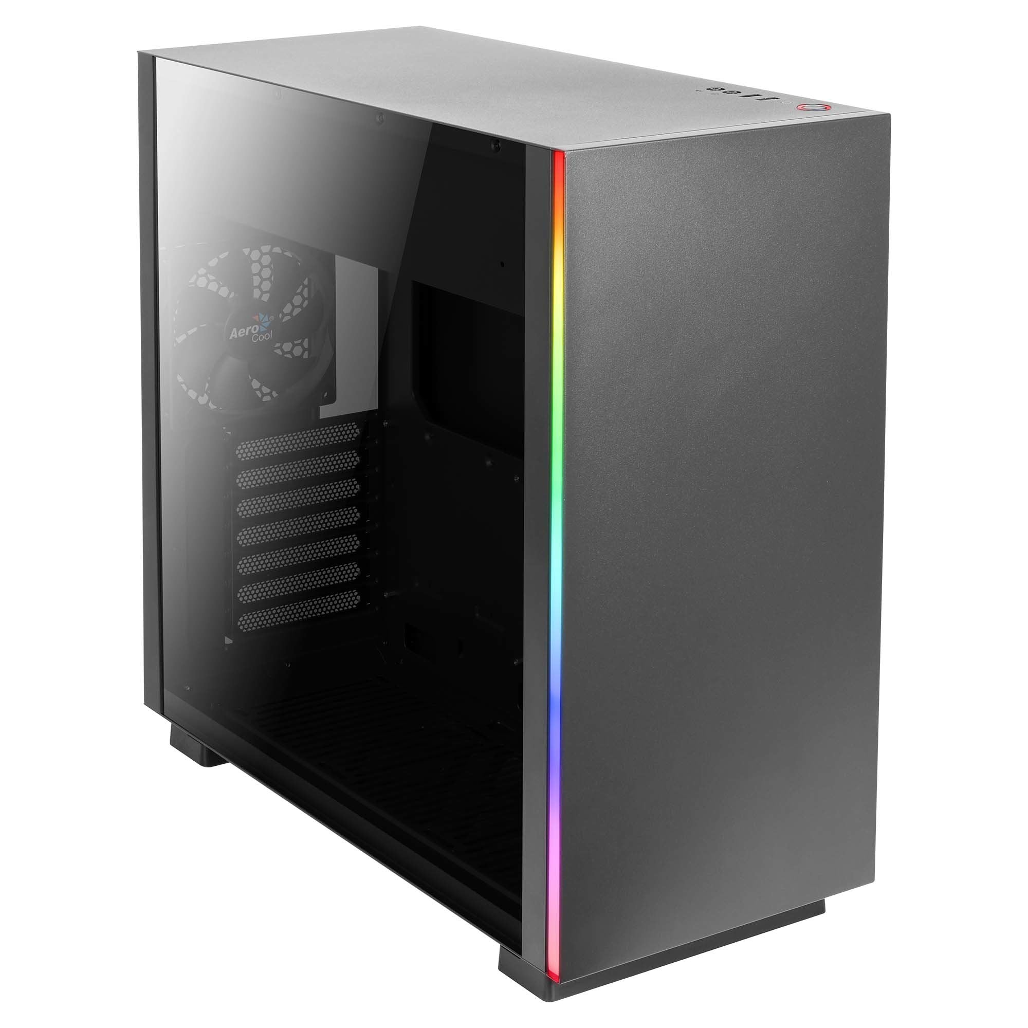 Caja Semitorre Aerocool Globk 2*Usb 3.0- Soporta Refrigeración Líquida Ssii-Ceb Atx Micro Atx Mini Itx