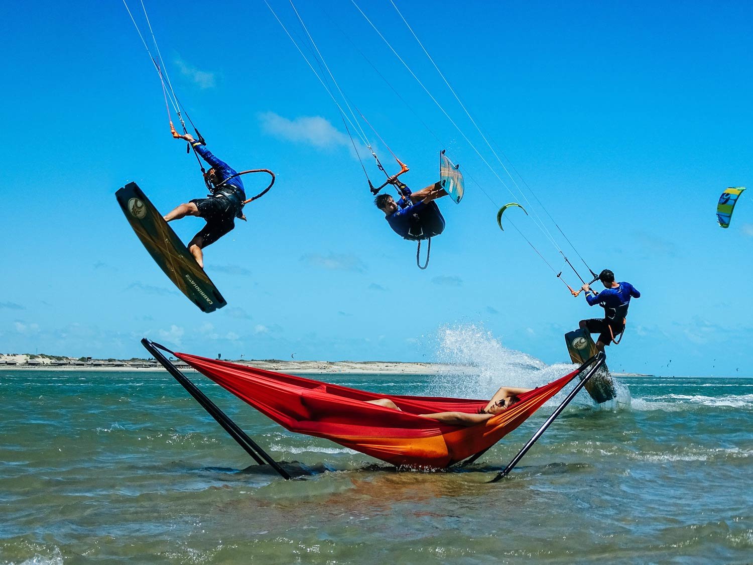EAN 4030454006309 - AMAZONAS Adventure Hammock Hamaca colgante 1 personas(s) Nylon, Antidesgarros Naranja, Rojo imagen 6