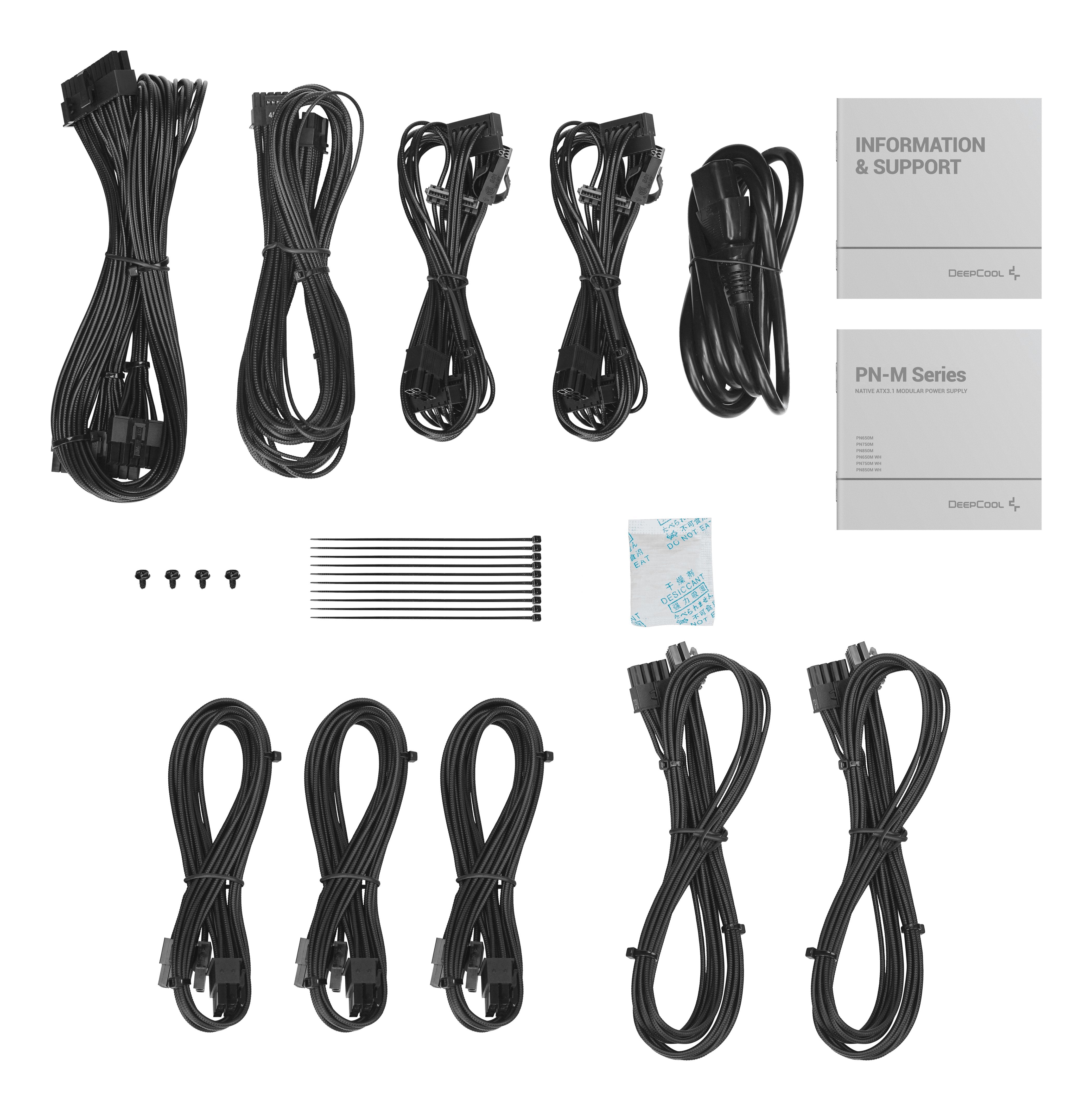 EAN 6933412740889 - Gamer Storm PN750M unidad de fuente de alimentación 750 W 20+4 pin ATX ATX Negro imagen 8