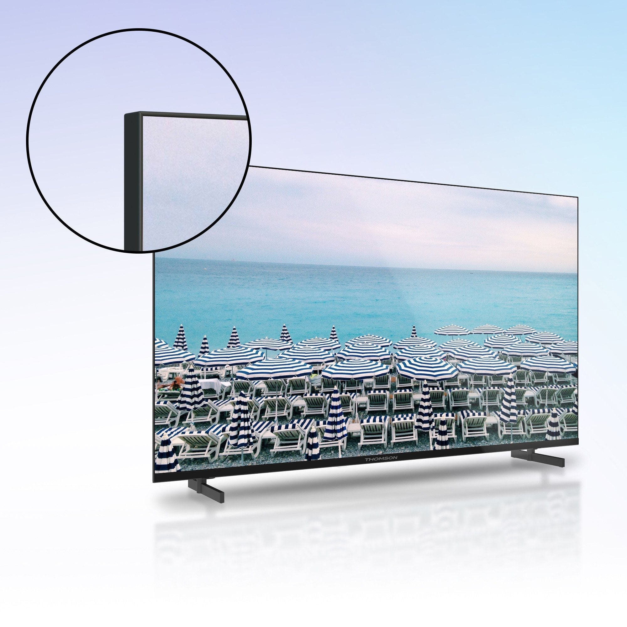 Televisor 40´´ Thomson 40fd2s13 Fhd 1920x1080 3xhdmi 2xusb Audio 16w Vesa 200x200