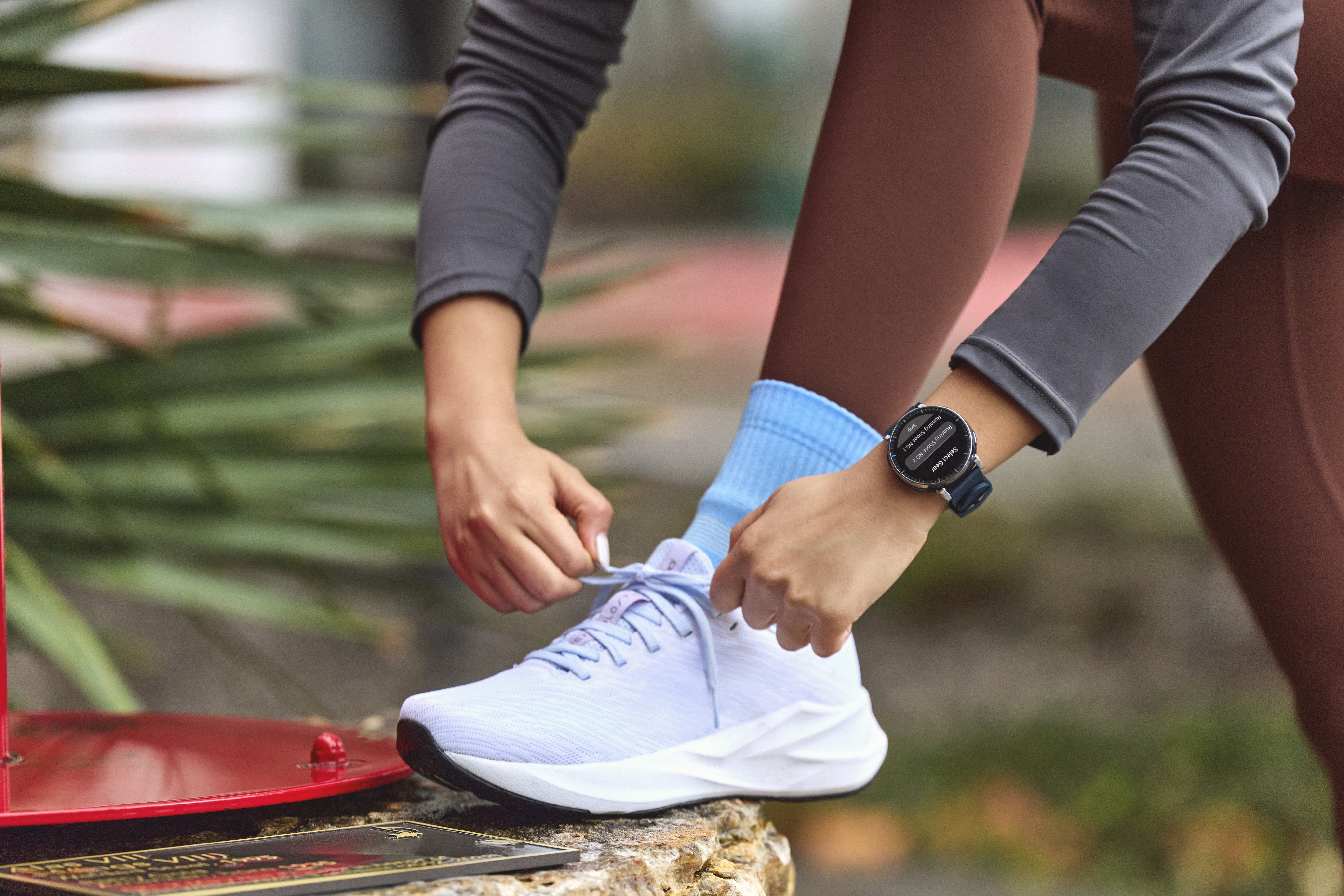 Smartwatch Amazfit Active 3 Premium Dark Azul Hyrox-Modus