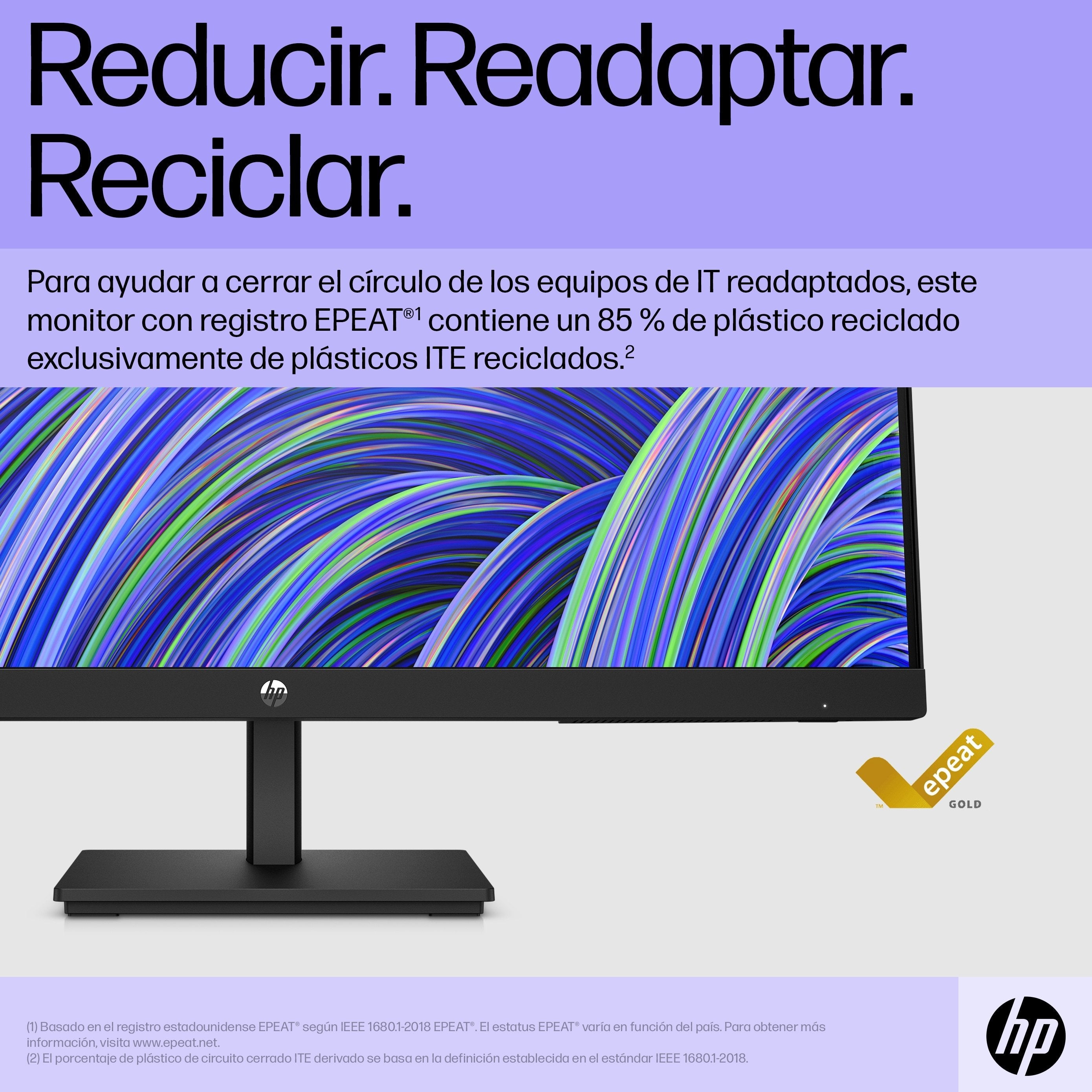 EAN 5715063139813 - HP V24i G5 FHD Monitor pantalla para PC 60,5 cm (23.8") 1920 x 1080 Pixeles Full HD LCD Negro imagen 6