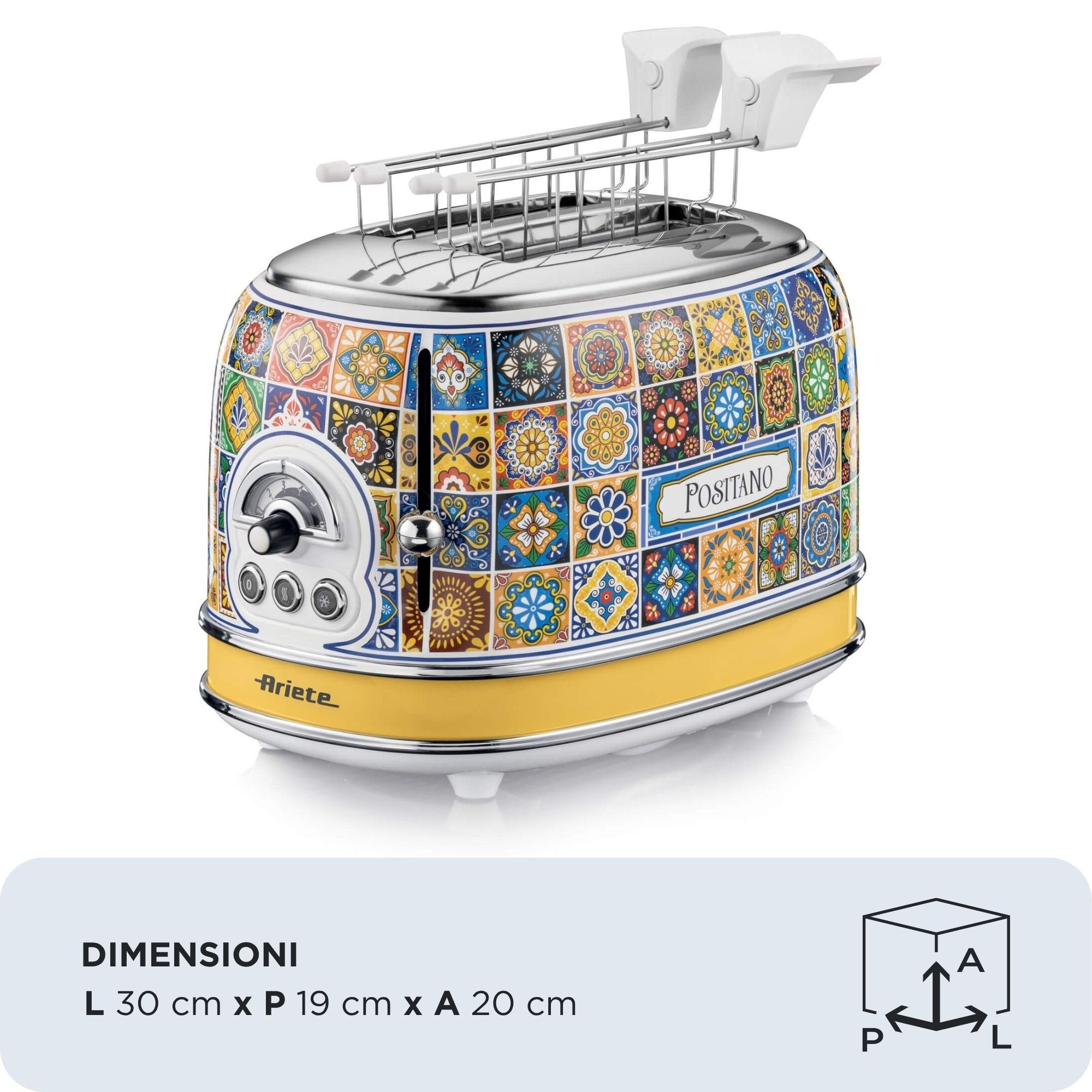 EAN 8003705122819 - Ariete 0155/0P 6 2 rebanada(s) 810 W Azul, Amarillo imagen 6
