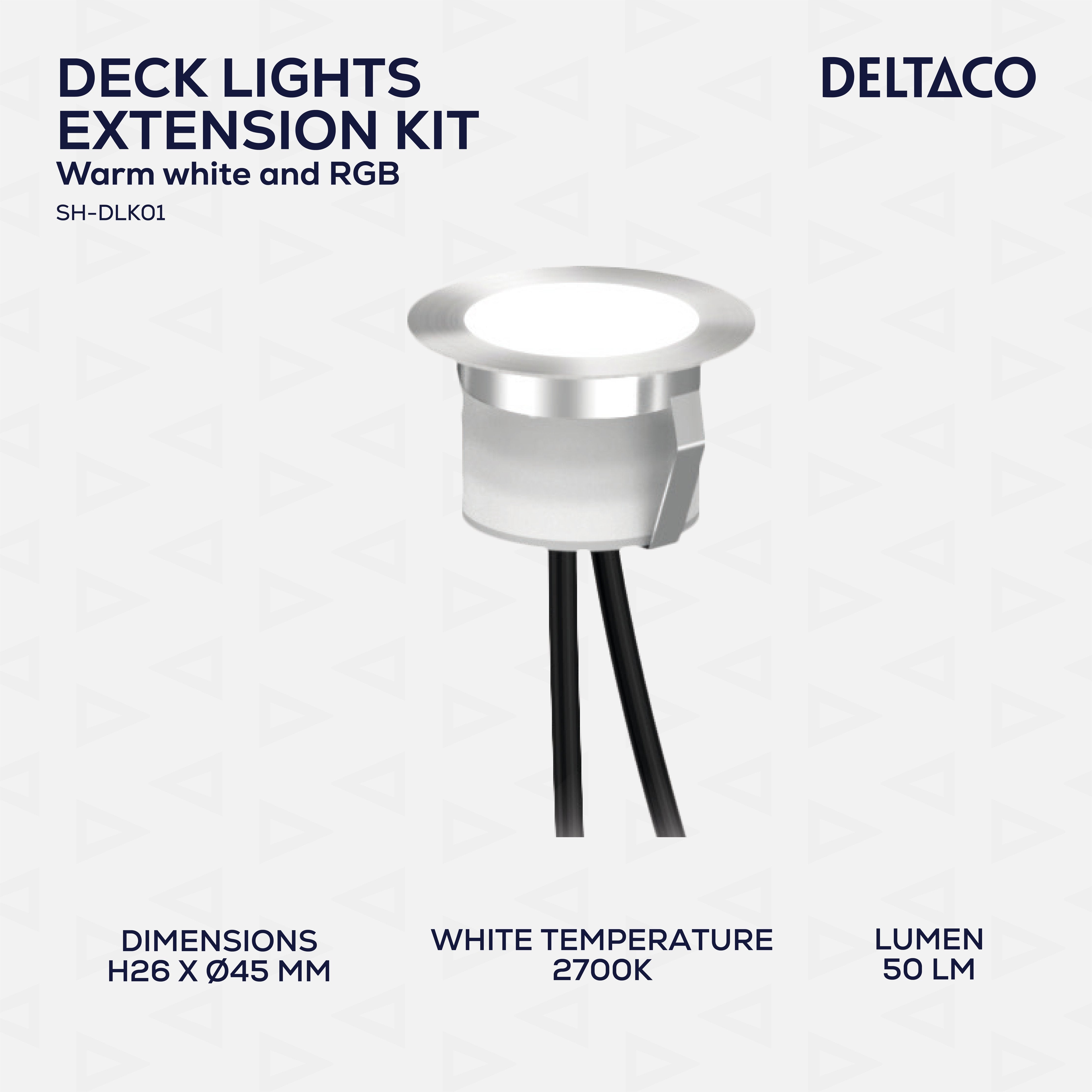 EAN 7333048052209 - Deltaco SH-DLK01 iluminación inteligente Lámpara de pie inteligente Wi-Fi 0,7 W imagen 3