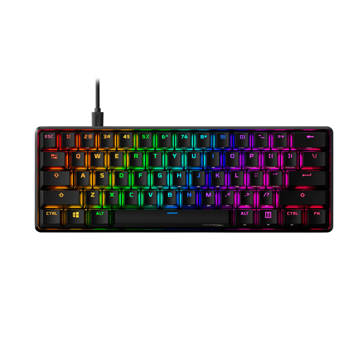 EAN 0196188048948 - HyperX Alloy Origins 60 - Mechanical Gaming Keyboard - HX Red (US Layout) (HKBO1S-RB-US/G) teclado Juego imagen 1