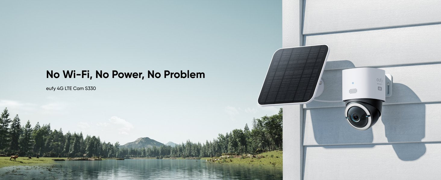 Wrl Camera S330 4g Lte/White T86p2321 Eufy