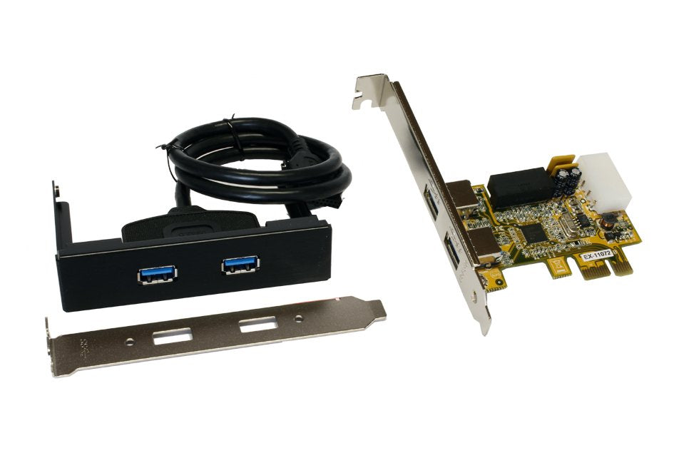 Tarjeta Pci-E Usb 3.0 2xext. + 2xint.P. Chipset Renesas, Soporte De Perfil Bajo