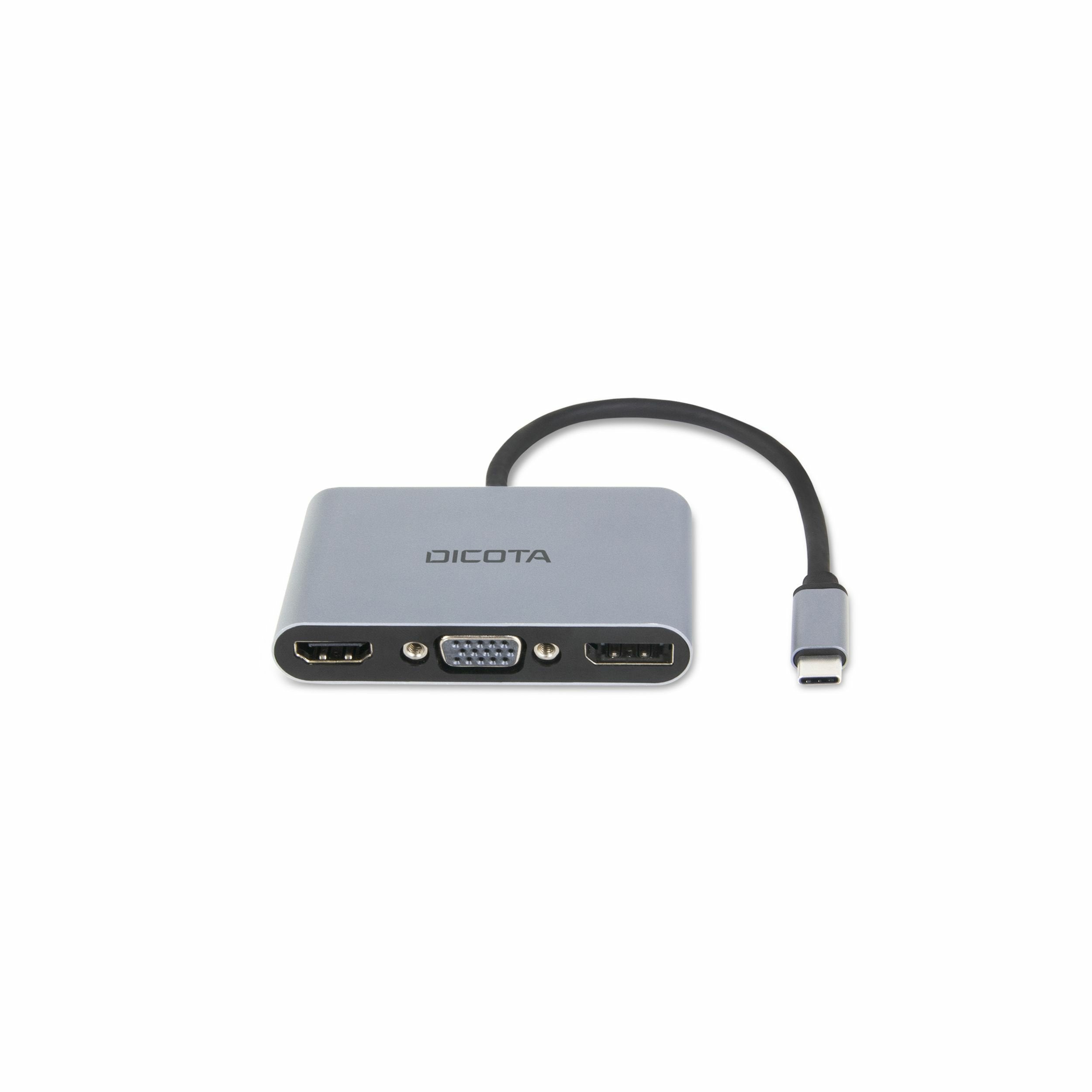 Dicota Usb-C Portable 5-In1 Docking Mation 4k Hdmi Dp Pd