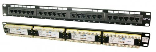 Logilink Patch Panel 19" Cat6 24-Port
