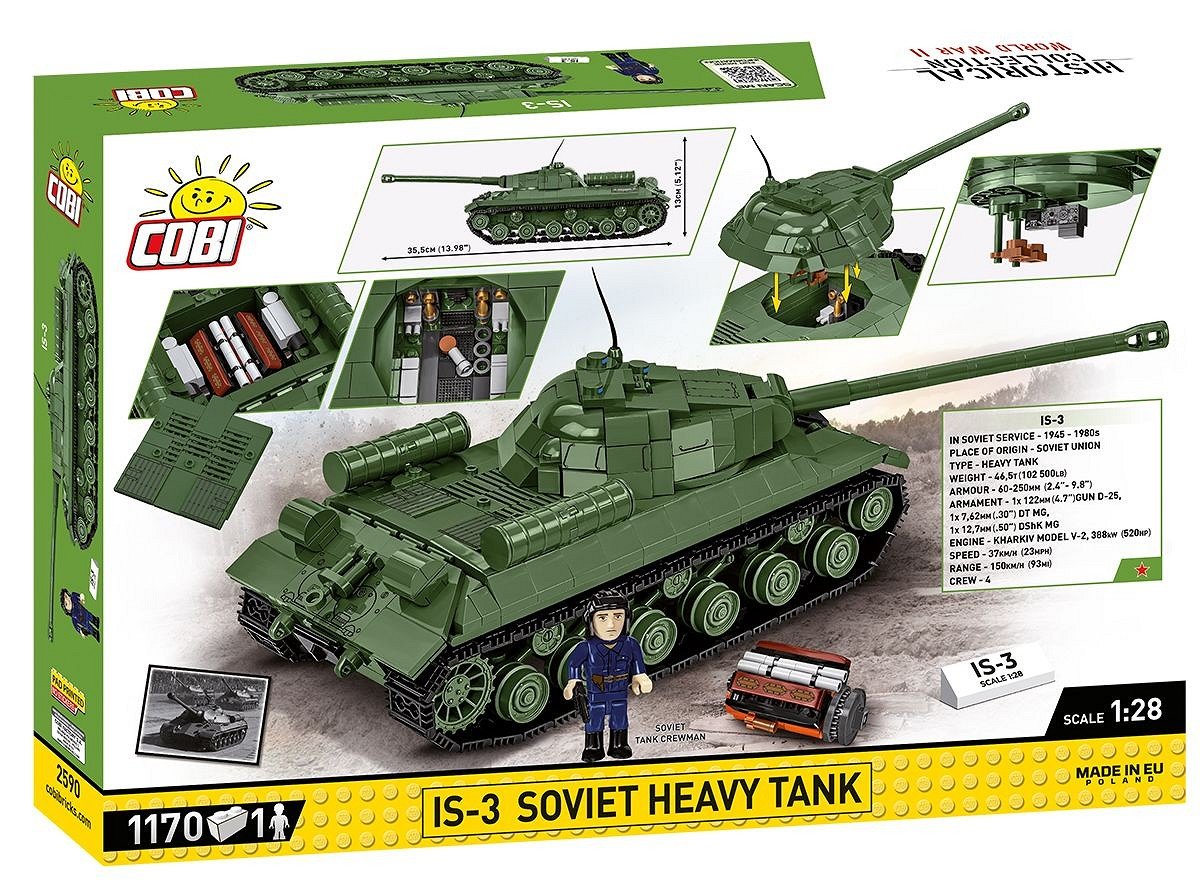 EAN 5902251025908 - COBI IS-3 Soviet Heavy Tank imagen 11