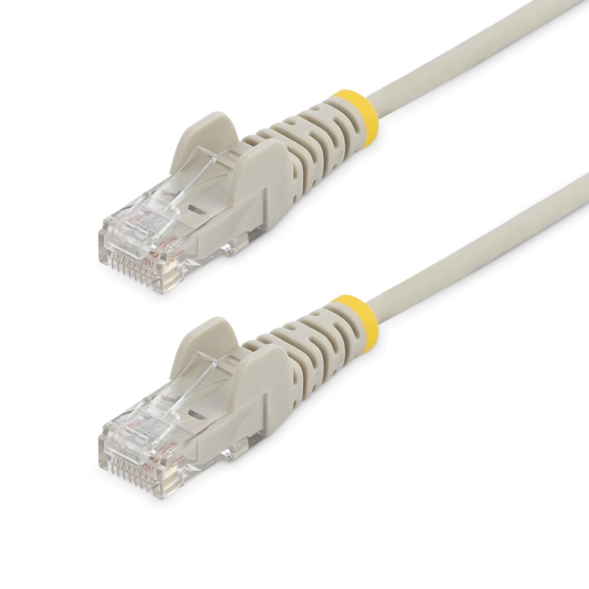 Startech.Com Cable Cat6 De 3m - Delgado - Con Conectores Rj45 Sin Enganches - Gris