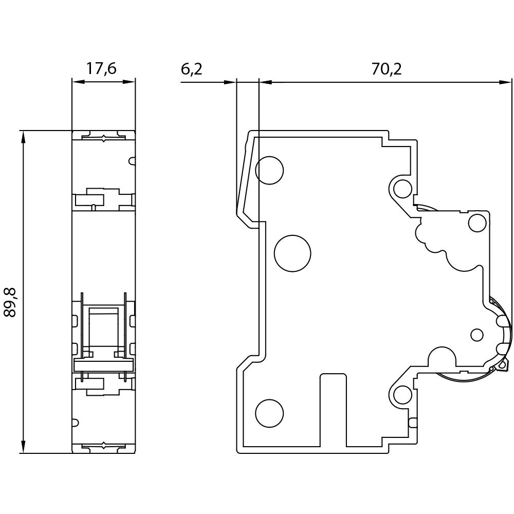 Siemens Automat C 10a 5sy41107 230 400v 10ka 1p