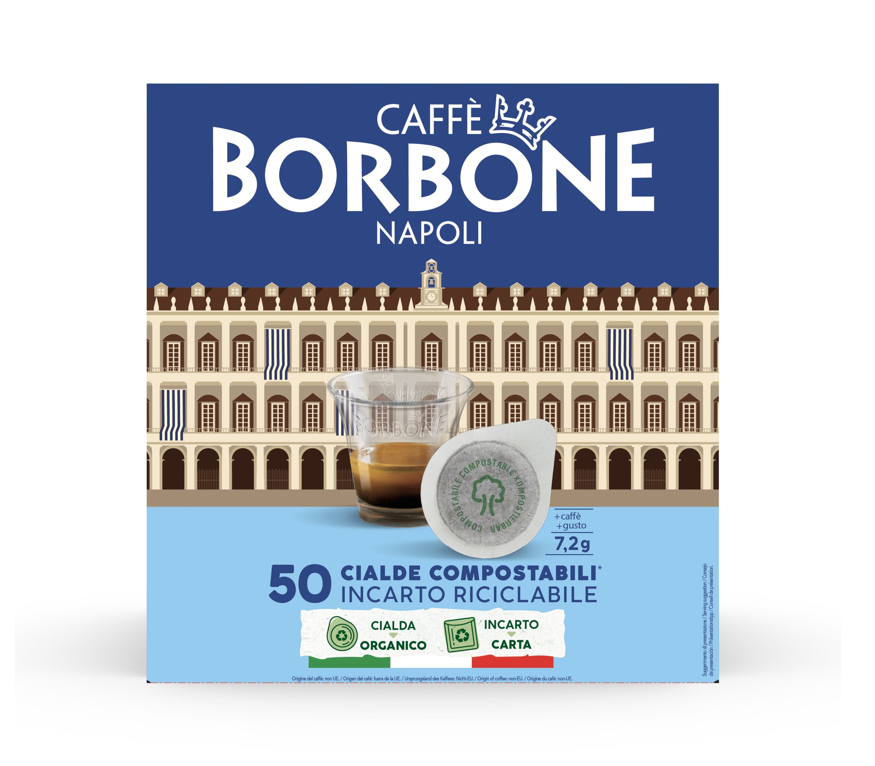 EAN 8034028334481 - Caffè Borbone Miscela Decisa Dosis de café 50 pieza(s) imagen 1