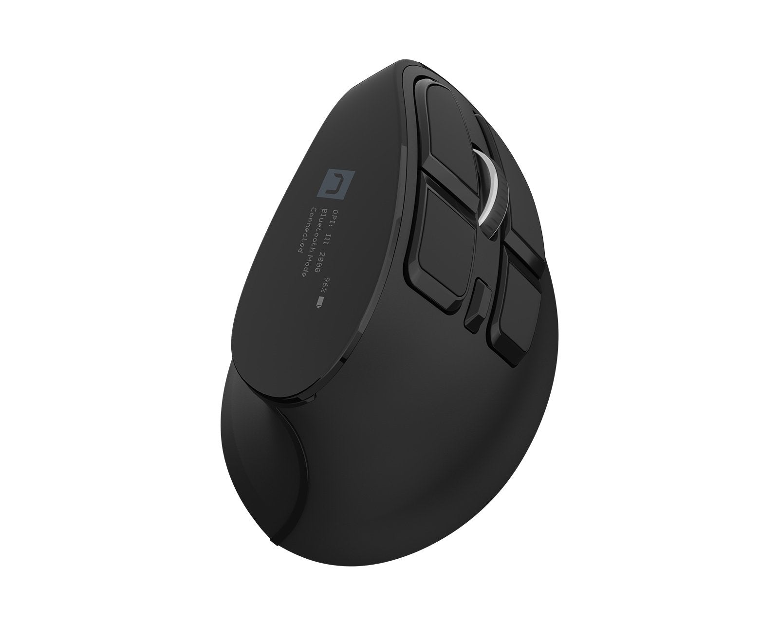 Raton Natec Euphonie Pro Inalambrico Vertical Bt 5.0 4000 Dpi Silencioso Negro