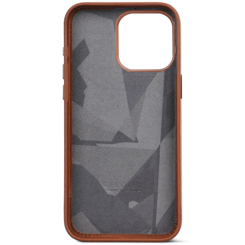 Decoded Leather Backcover For Iphone 15 Pro Max Tan