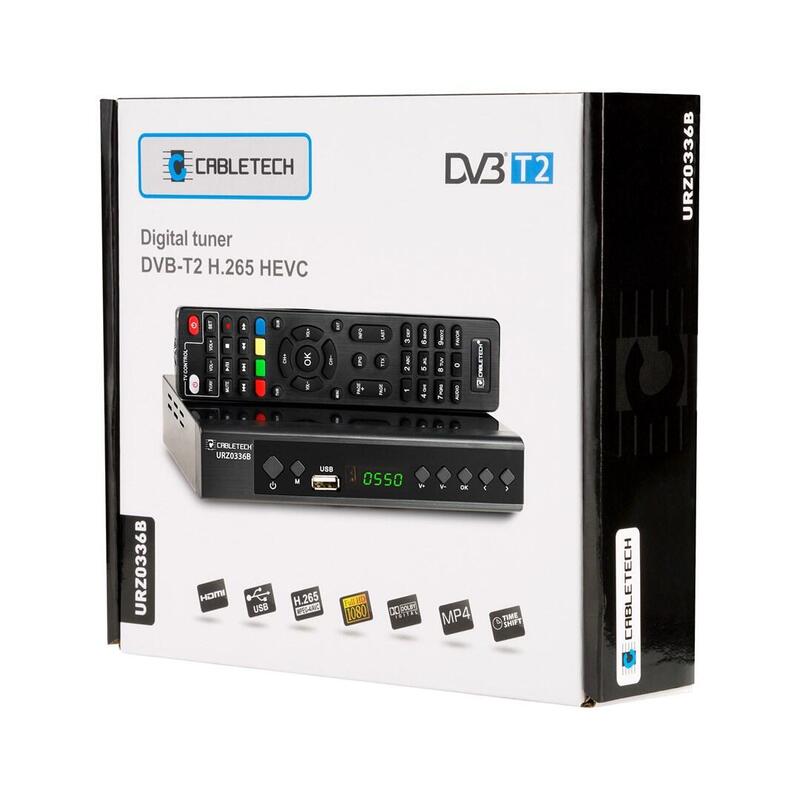 Decodificador Cabletech Dvb-T2 H.265 Hevc Urz0336