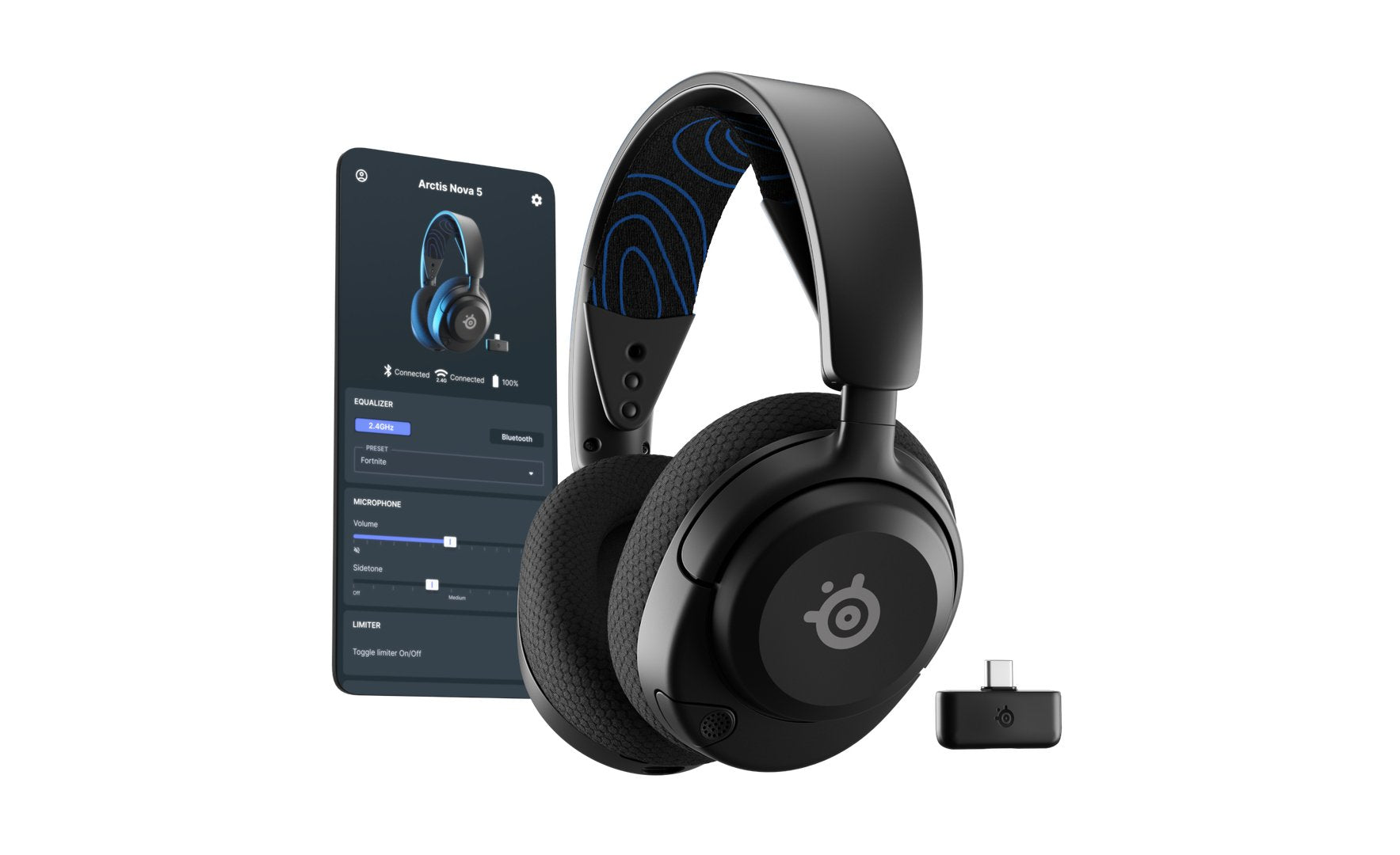 EAN 5707119053242 - Steelseries Arctis Nova 5P Wireless Auriculares Inalámbrico Diadema Juego USB Tipo C Bluetooth Negro imagen 5