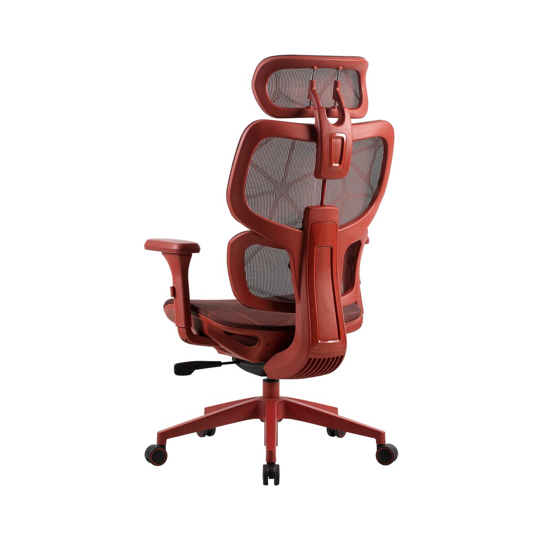 Silla De Oficina Onex Ventra Premium De Malla, Roja