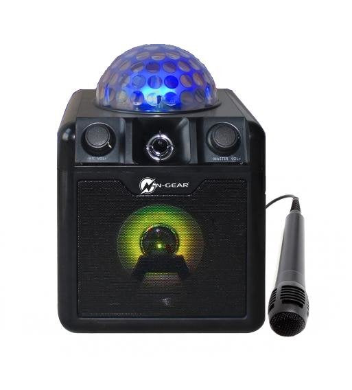 Portable Speaker N-Gear Disco Block 410 Black Black Wireless Bluetooth Discoblock410