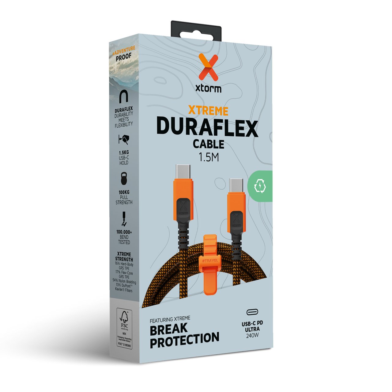 Cable Xtreme Usb-C Pd Ultra 240cabl