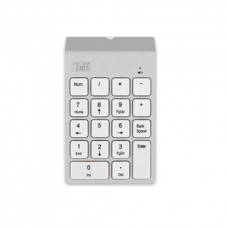 Tnb Teclado Numerico Inalambrico Gris - Wireless Keypad - Grey