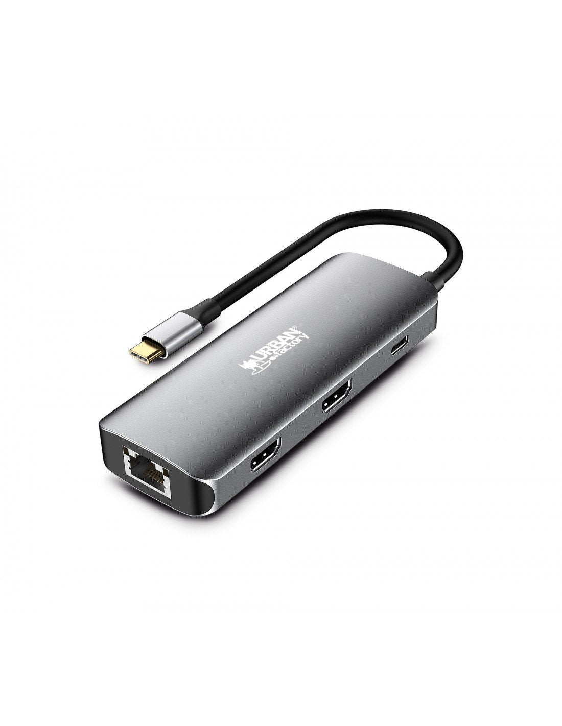 EAN 0888225023697 - Urban Factory MHC55UF base para portátil y replicador de puertos Alámbrico USB 3.2 Gen 1 (3.1 Gen 1) Type imagen 3