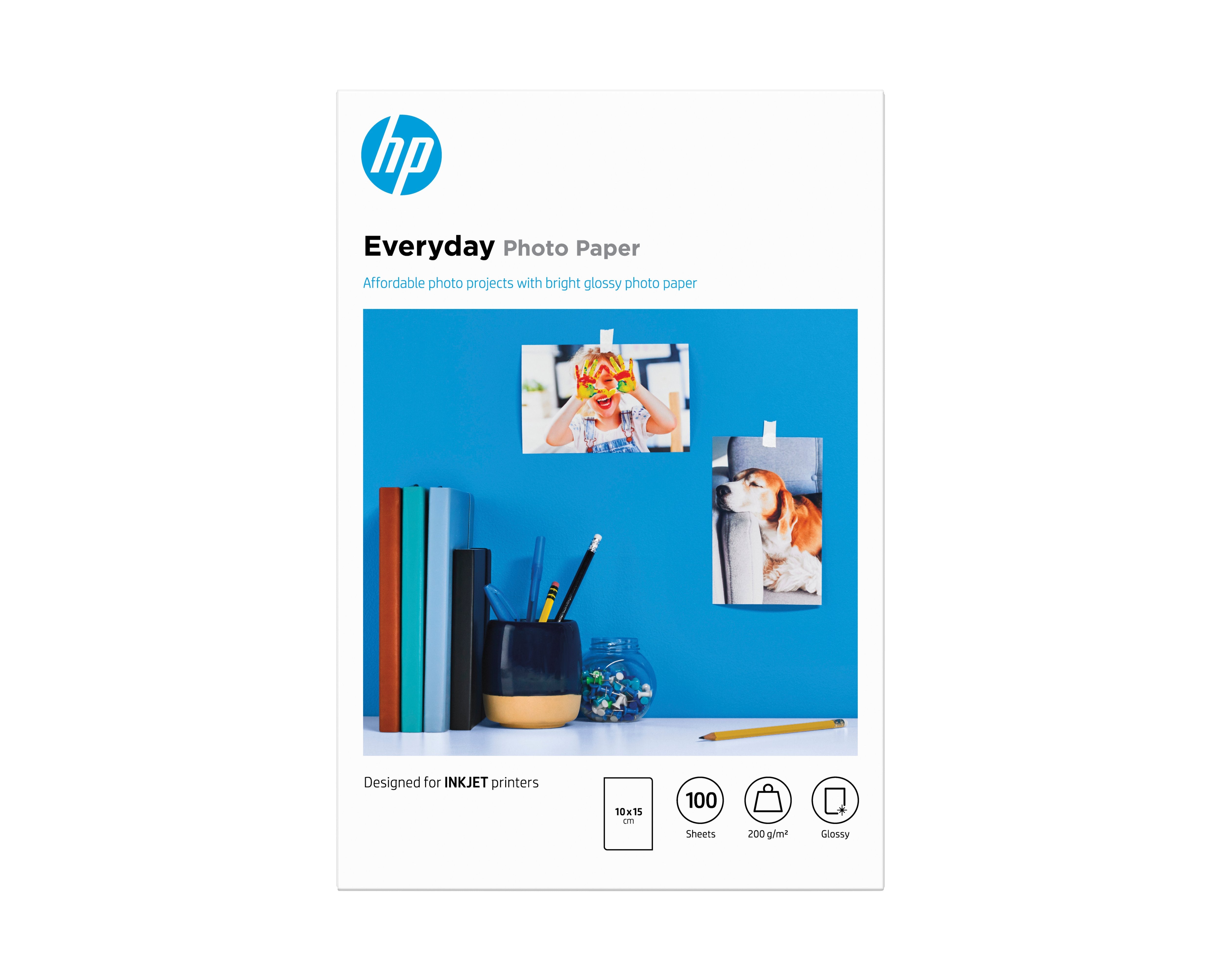 EAN 0886111974887 - HP Everyday Glossy Photo Paper-100 sht/10 x 15 cm imagen 1