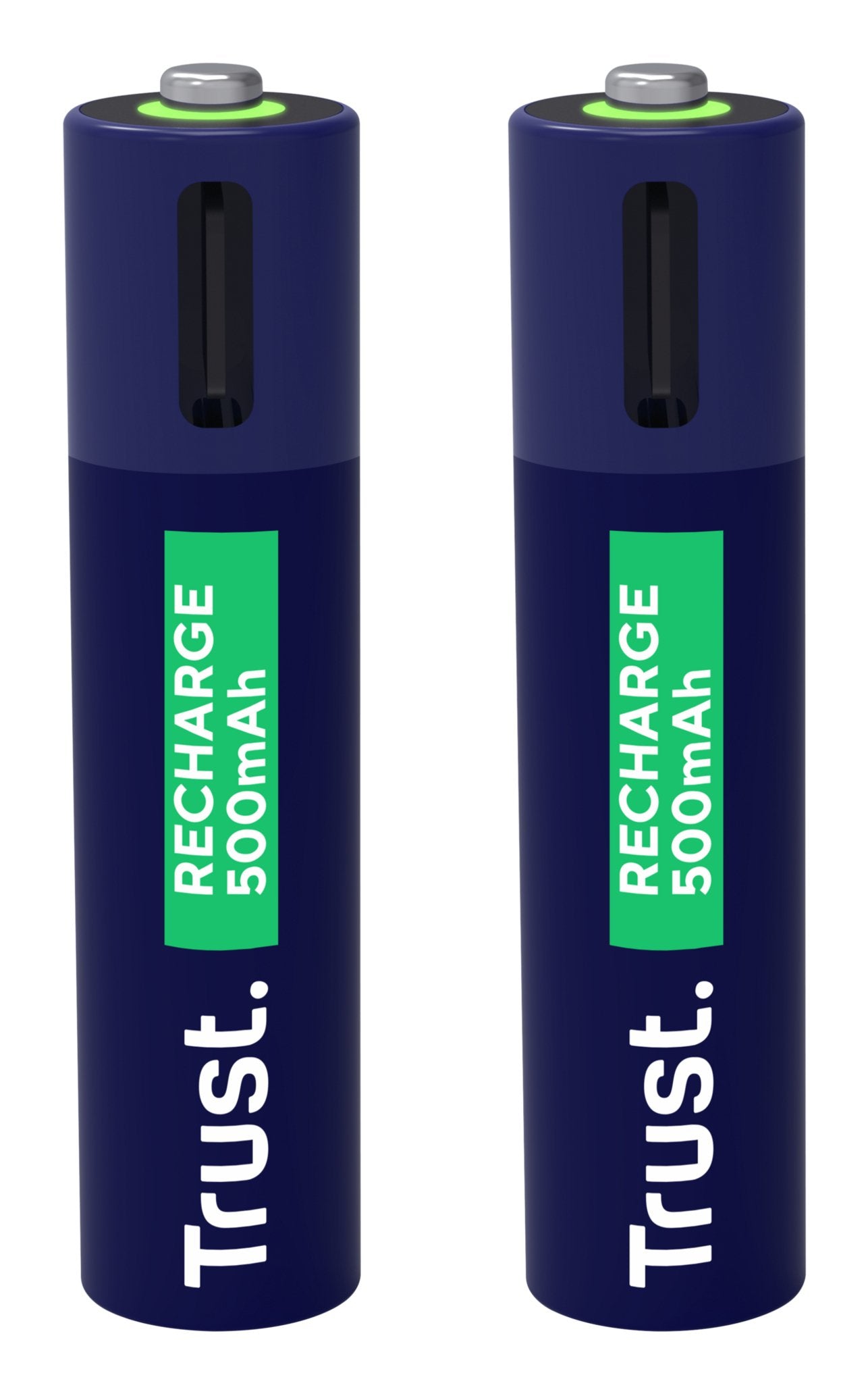 Pila Recargable Trust Usb-C Aaa 500 Mah Pack De 2 Unidades 25585