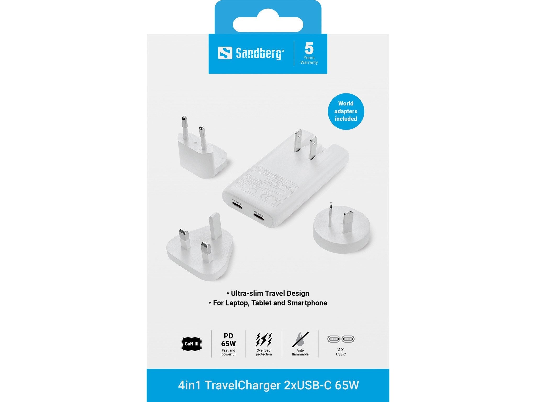 4in1 Travelcharger 2xusb-C 65w 4in1 Travelcharger 2xusb-C 65w