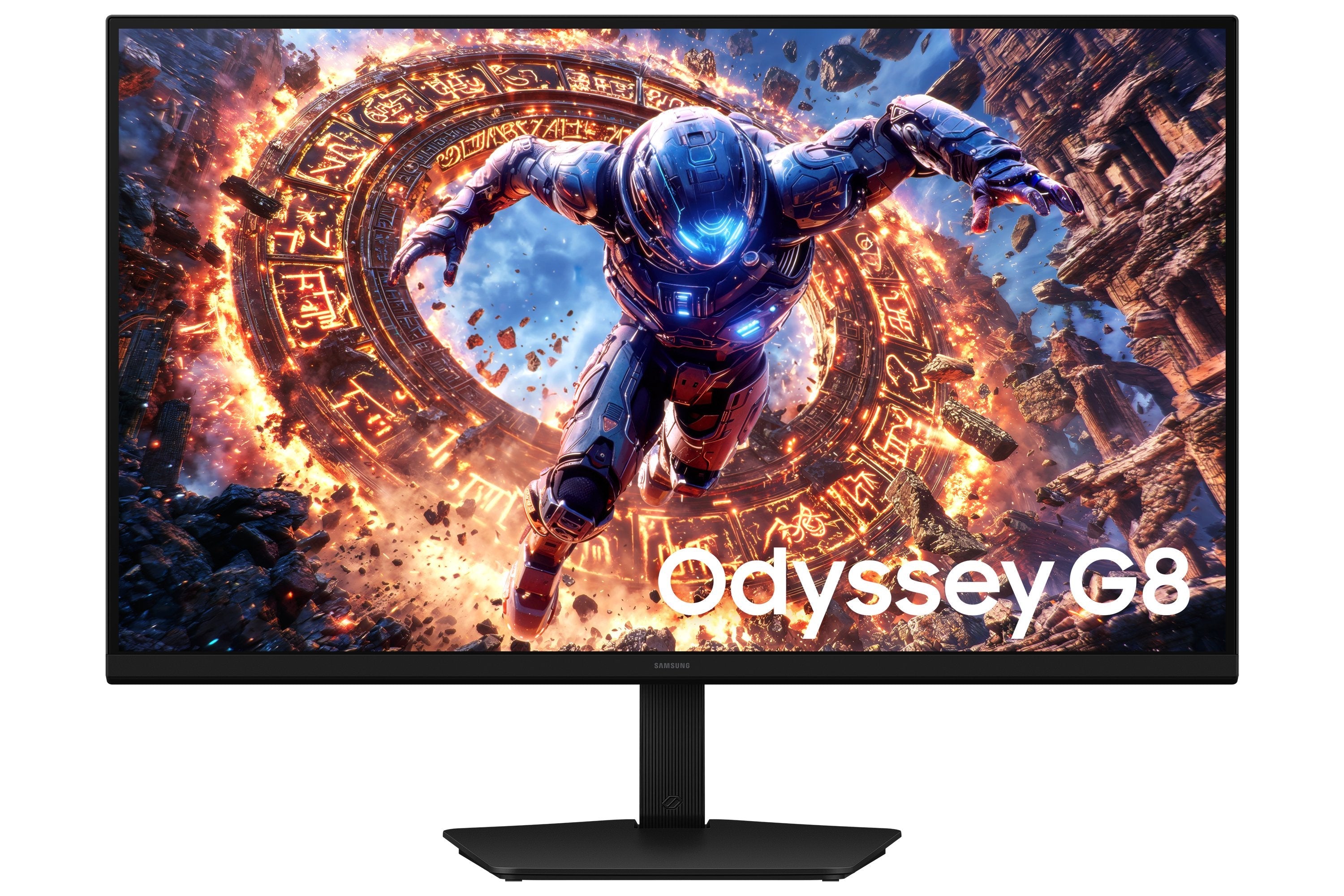 81,3 Cm (32") 6144 X 3456 Pixel Samsung Ls32hg806esxen 16:9 6k Ultra Hd Ips 1 Ms 330 Hz Hdr Displayport Hdmi Usb-Hub Pivot Height Vesa