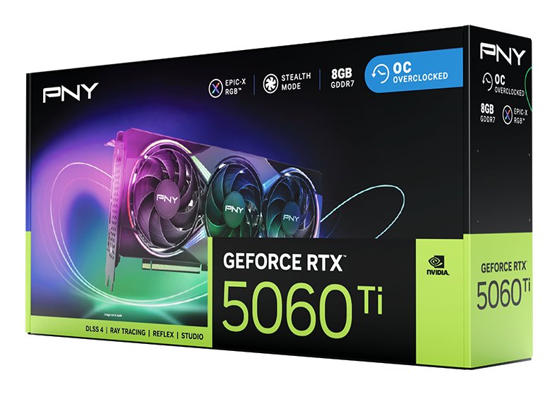 EAN 0751492795621 - PNY GeForce RTX 5060 Ti EPIC-X RGB OC NVIDIA 8 GB GDDR7 imagen 9