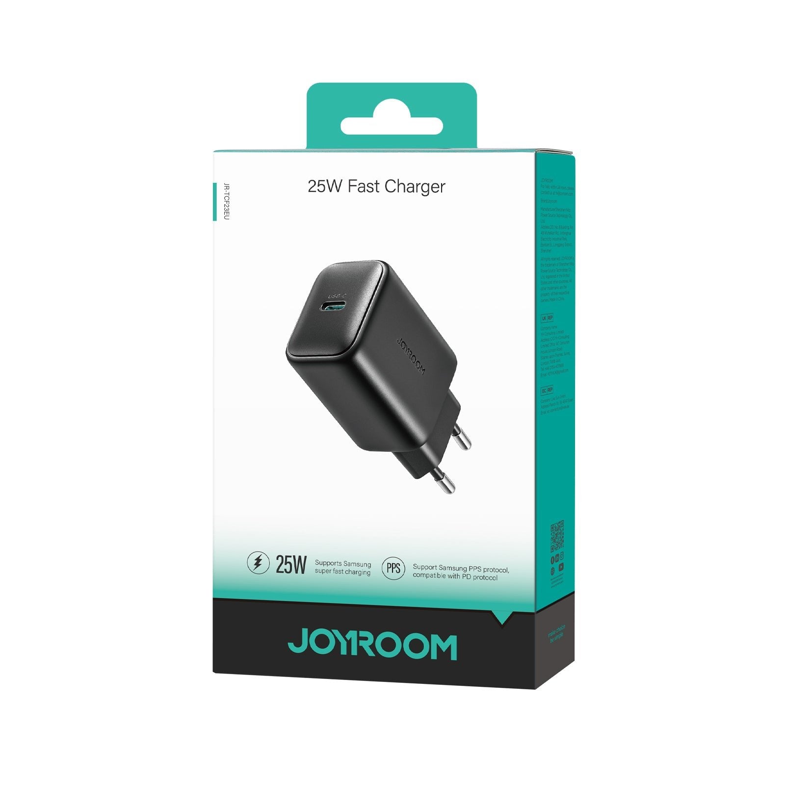 EAN 6956116722913 - JOYROOM JR-TCF23 Smartphone Negro Corriente alterna Carga rápida Interior imagen 2