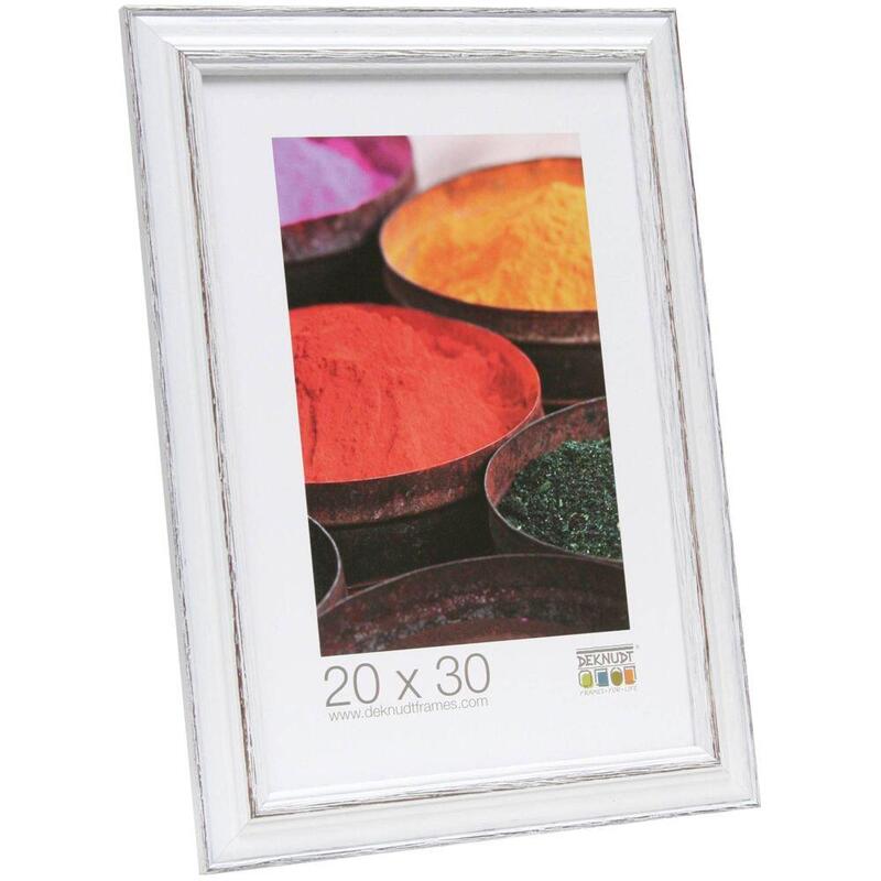 Deknudt S221h3 Din A4 21x29,7 Wooden Frame White With Brown