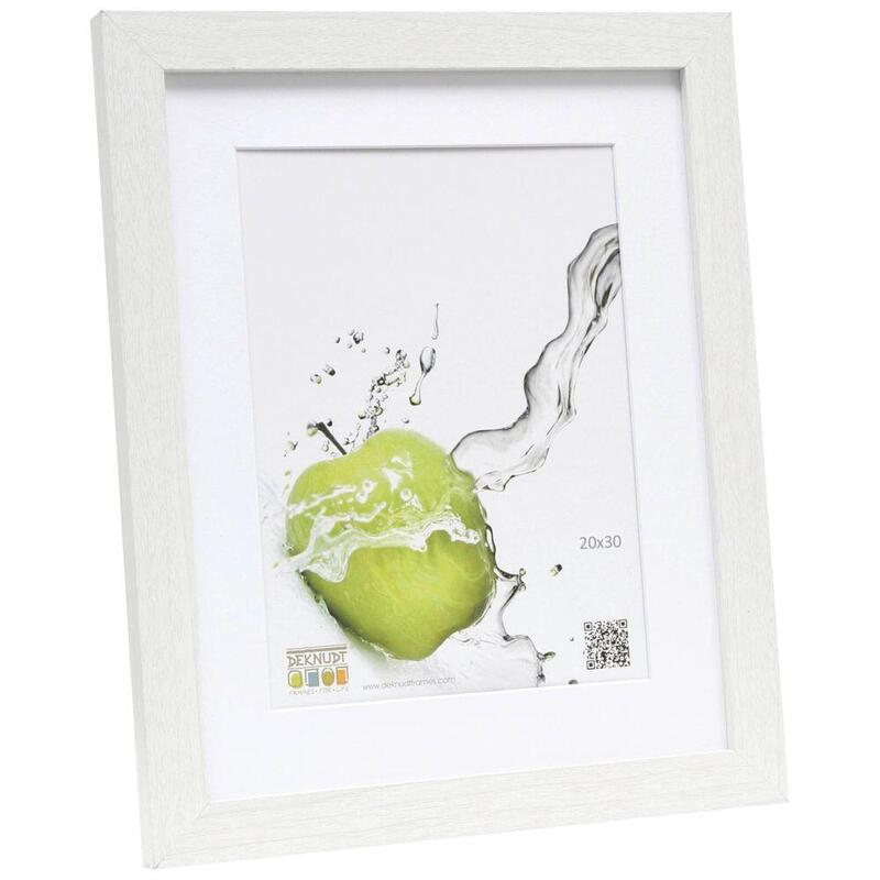 Deknudt S66kf1 P1 White 20x30 Wooden Frame With Passepartout