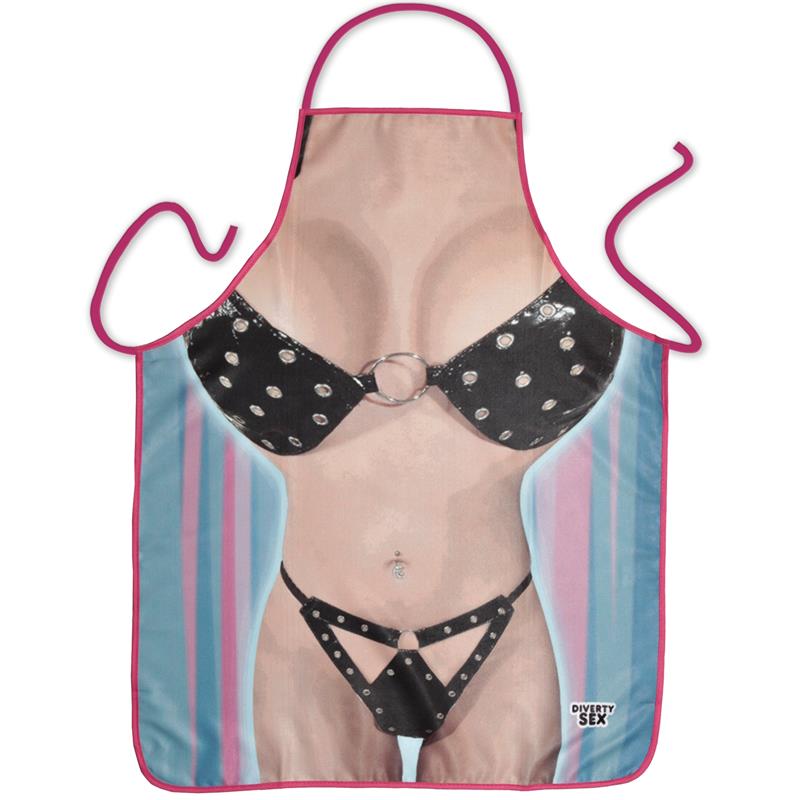 Diablo Picante - Delantal Bikini Mujer