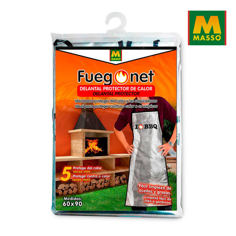 Delantal Protector De Calor 60x90cm Fuegonet Massó