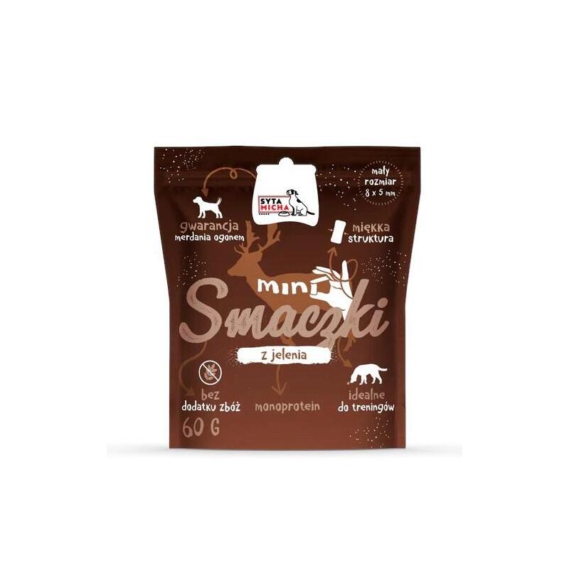 Delicia Para Perros Syta Micha Mini Golosinas De Ciervo 60 G