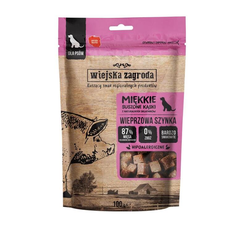 Delicias De Jamón De Cerdo Campestre Para Perro 100 G