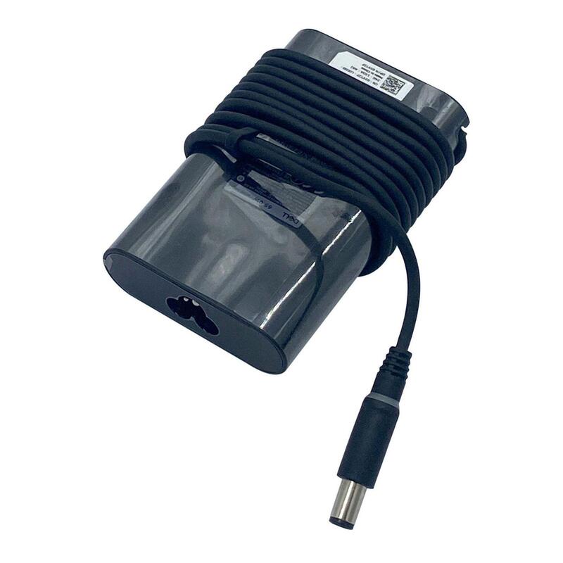 Dell Cargador 19.5v 3.34a 65w (7.4mmx5.0mm) Con Cable Alimentación Para New Style Pa-12 With Rounded Sides H374x