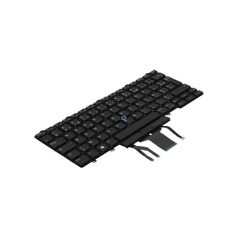 Dell French Backlit Keyboard Dualpoint Para Latitude 5490 C5ykv