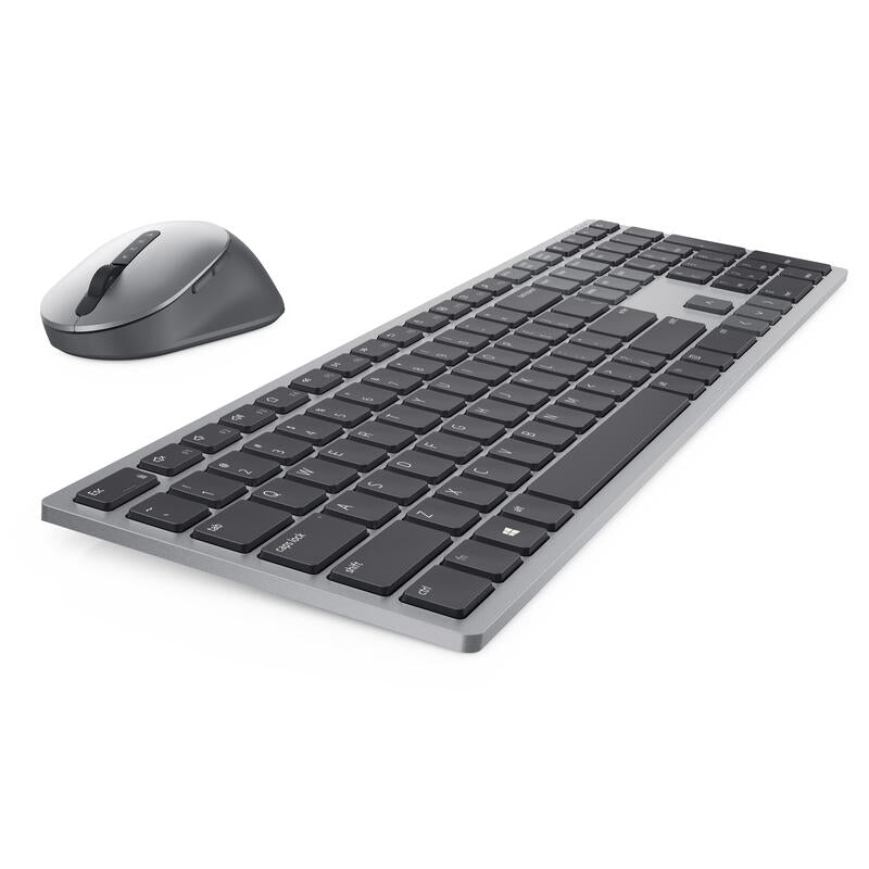 Dell Km7321w Teclado (Alemán) Rf Wireless + Bluetooth Qwertz Gris, Titanio
