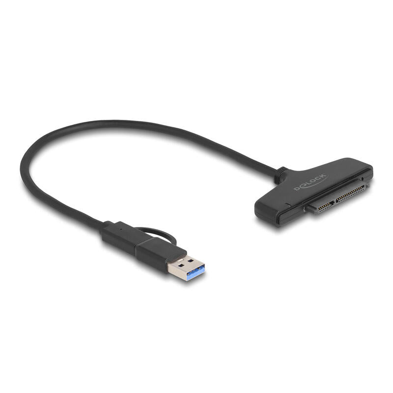 Delock 61042 Convertidor De Usb A Sata 6 Gb/S Con Conector Usb Type-C O Usb Tipa-A