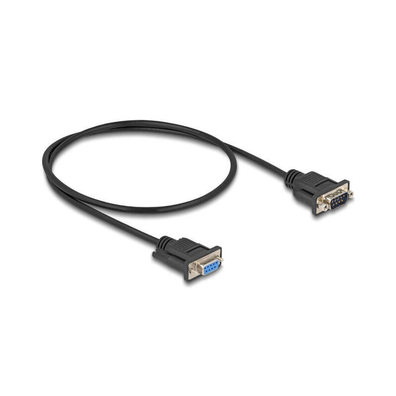 Delock 87819 Cable Serie Rs-232 D-Sub9 Macho A Hembra 0,5 M